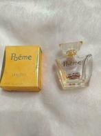 Vintage Miniatuur Poême de Lancôme Eau de Parfum 4ml leeg, Ophalen of Verzenden, Zo goed als nieuw, Miniatuur
