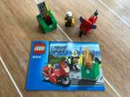 Lego City 60000 La moto de feu, Ensemble complet, Lego, Utilisé, Enlèvement ou Envoi