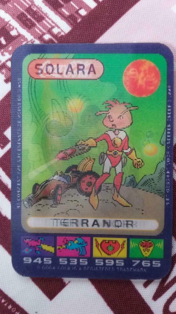 1 carte Spacix - série Coca-Cola - Terranor, Verzamelen, Speelgoed, Gebruikt, Ophalen of Verzenden