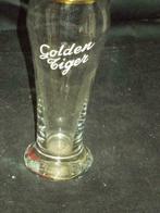Bierglas.Golden Tiger. D 127, Verzamelen, Overige merken, Glas of Glazen, Gebruikt, Ophalen of Verzenden