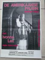 oude affiche 1988 : De Amerikaanse Pausen - Y. Lex, Verzamelen, Posters, Ophalen of Verzenden