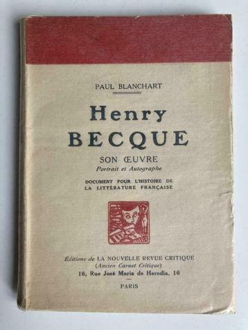 Henry Becque - Paul Blanchart (1930), Enlèvement ou Envoi