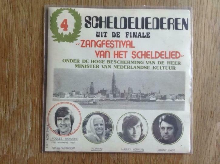 single jacques raymond, ingriani, harry herman, johnny east, Cd's en Dvd's, Vinyl Singles, Single, Nederlandstalig, 7 inch, Ophalen of Verzenden