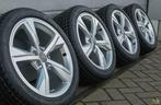 17 INCH ORIGINELE AUDI A1 S1 VELGEN + WINTERBANDEN, 215 mm, 17 inch, Velg(en), Gebruikt