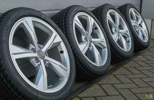 17 INCH ORIGINELE AUDI A1 S1 VELGEN + WINTERBANDEN, Auto-onderdelen, Banden en Velgen, Velg(en), Winterbanden, 17 inch, 215 mm