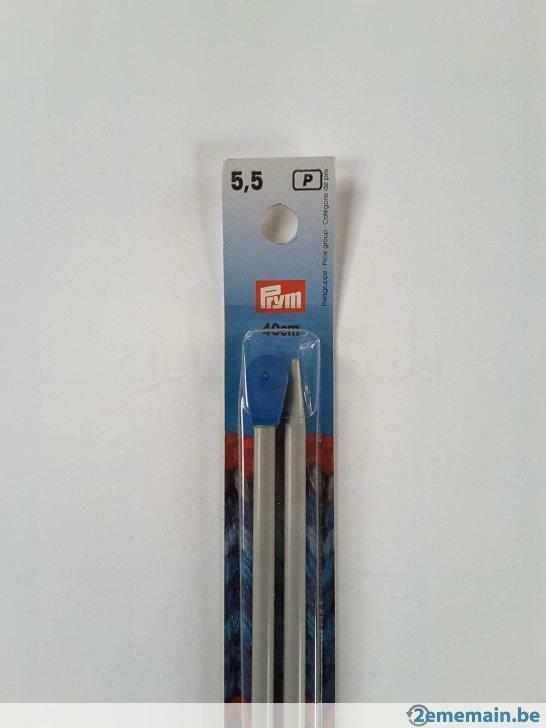 2 PRYM Breinaalden 5,5 mm 40 cm 191479, Hobby en Vrije tijd, Breien en Haken, Nieuw, Breien, Naald, Ophalen of Verzenden