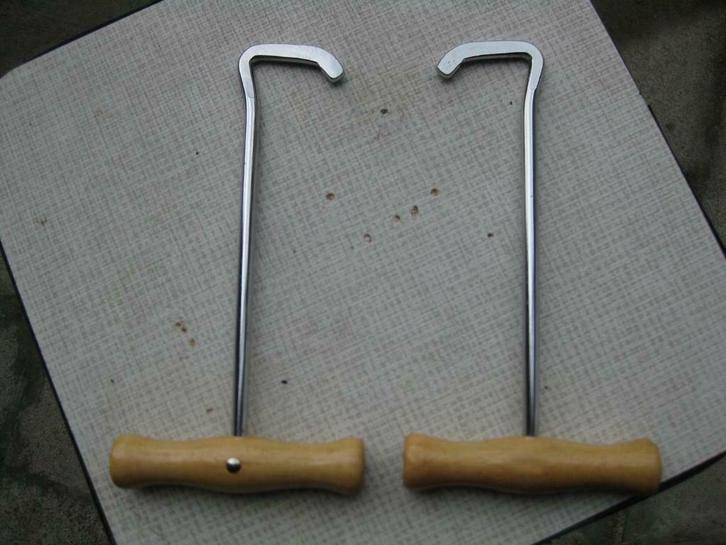 Laarstrekkers + borsteluitrusting, Dieren en Toebehoren, Overige Dieren-accessoires, Gebruikt, Ophalen