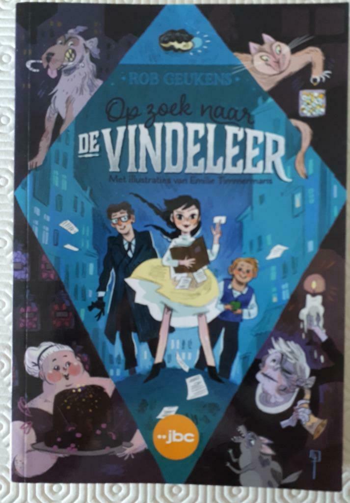 Op zoek naar de vindeleer. Rob Geukens. Magisch verhaal., Boeken, Kinderboeken | Jeugd | 10 tot 12 jaar, Gelezen, Ophalen of Verzenden
