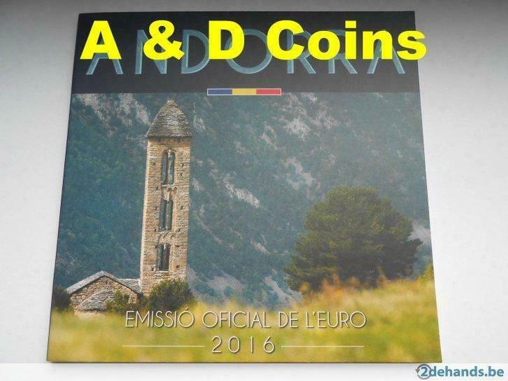 Andorre BU 2016, Timbres & Monnaies, Monnaies | Europe | Monnaies non-euro, Série, Enlèvement ou Envoi