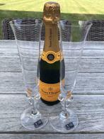 2 Champagneglazen in kristal met strik van *Spiegelau* Nieuw, Nieuw, Ophalen of Verzenden
