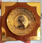 Vintage Barometer Hout Messing Oude, Ophalen of Verzenden