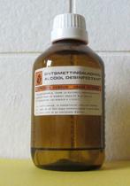 Kleine apothekersfles - 300ml + etiket, Antiek en Kunst, Ophalen of Verzenden