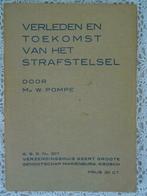 Livre ancien Passé et avenir du système pénal 1er dr., Antiquités & Art, Mr. Willem Pompe, Enlèvement ou Envoi