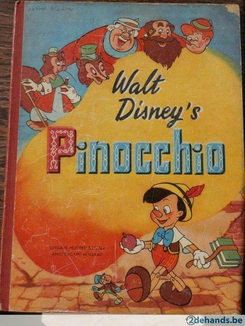 Pinocchio Walt Disney N°777(1945), Antiek en Kunst, Antiek | Boeken en Manuscripten, Ophalen of Verzenden