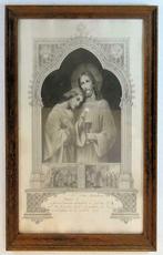 litho * Plechtige Communie - Communion Solonnelle- J Moerman, Antiek en Kunst, Ophalen of Verzenden