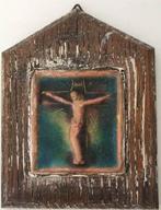 Christus op Kruis - E.CASADIO - keramiek, Antiquités & Art