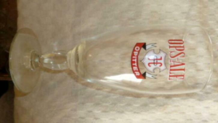 #A bier glas OPS - ALE OPITTER Brouwerij St Jozef - Opitter, Verzamelen, Glas en Drinkglazen, Nieuw, Bierglas, Ophalen of Verzenden