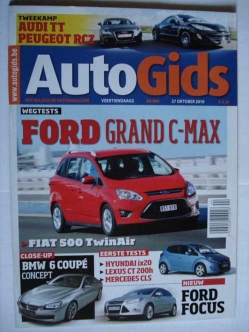 AutoGids 809 Peugeot RCZ/Audi TT/FIAT 500/Mercedes-Benz CLS/, Boeken, Auto's | Folders en Tijdschriften, Gelezen, Algemeen, Verzenden