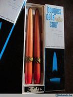 Vintage kaarsen, hand gedecoreerd, Bougies de la Cour, Swan