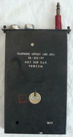 Telephone Circuit Line Jack TA-222/PT, US Army, jaren'60.(1), Collections, Autres types, Armée de terre, Enlèvement ou Envoi