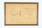 Perceelsplan in Muizen, 1841, Antiek en Kunst, Curiosa en Brocante, Ophalen of Verzenden