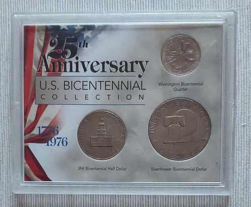 USA - 25th Anniversary U.S.Bicentennial Collection - US Mint, Postzegels en Munten, Munten | Amerika, Setje, Noord-Amerika, Verzenden