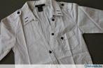 Witte blouse Filippa K met zwarte knoopjes + stiksel, Kleding | Dames, Verzenden, Gedragen, Wit