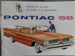 Folder Pontiac Parisienne & Laurentian 1959, Ophalen of Verzenden, Gelezen