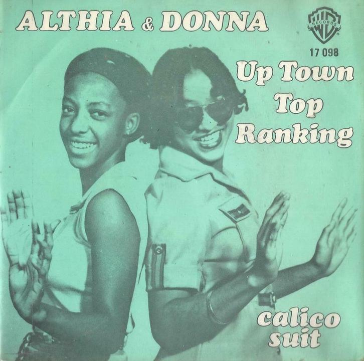 Althia & Donna – Up town top ranking / Calico suit – Single, Cd's en Dvd's, Vinyl Singles, Gebruikt, Single, Pop, 7 inch, Ophalen of Verzenden