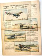 Les Monoplans 1917 Le Domaine de l'Air Lithografie Vliegtuig, Antiquités & Art, Enlèvement ou Envoi