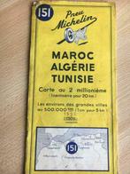 carte routière "Michelin" n 151  1/2.000.000e  édition 1953, Carte géographique, Utilisé, Enlèvement ou Envoi, 1800 à 2000