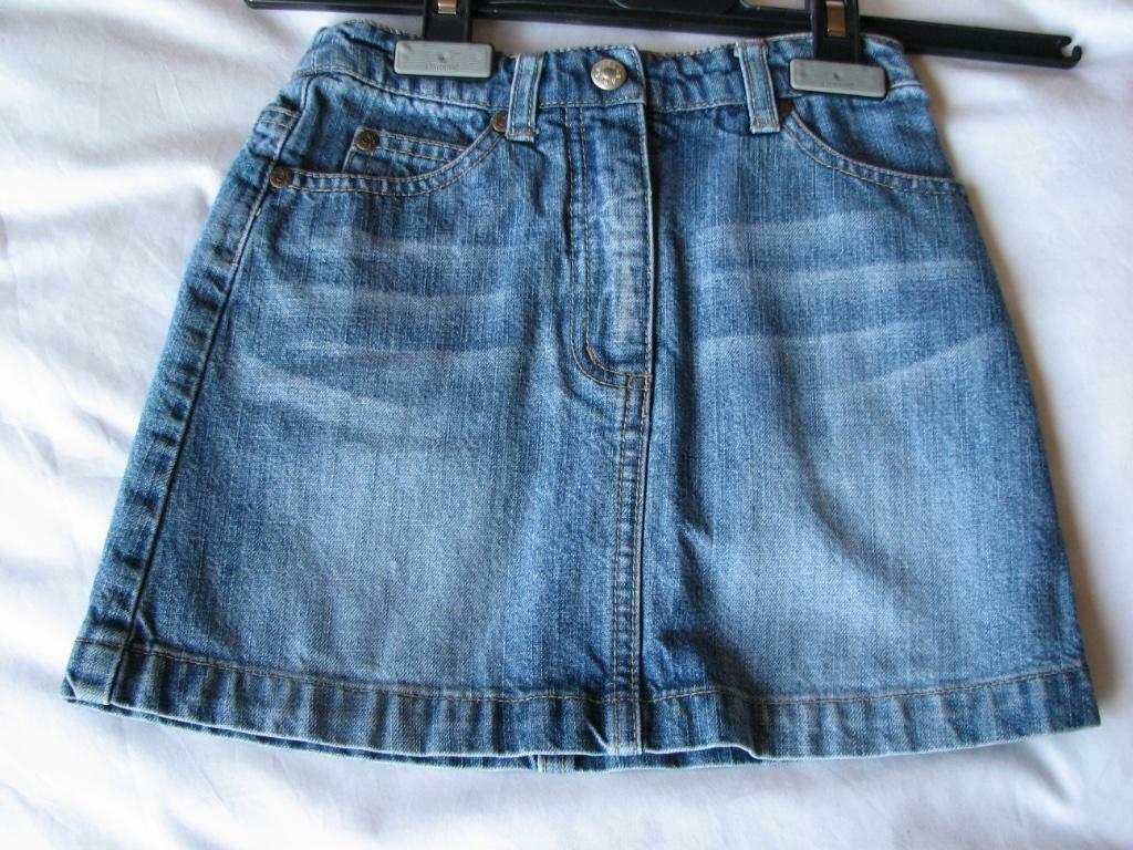 Jupe en jean fille, aspect délavé, 2 ans (92), Enlèvement ou Envoi, Comme neuf, Fille, Robe ou Jupe