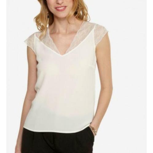 Zalmroze blouse van NafNaf, Kleding | Dames, Blouses en Tunieken, Nieuw, Maat 36 (S), Ophalen of Verzenden