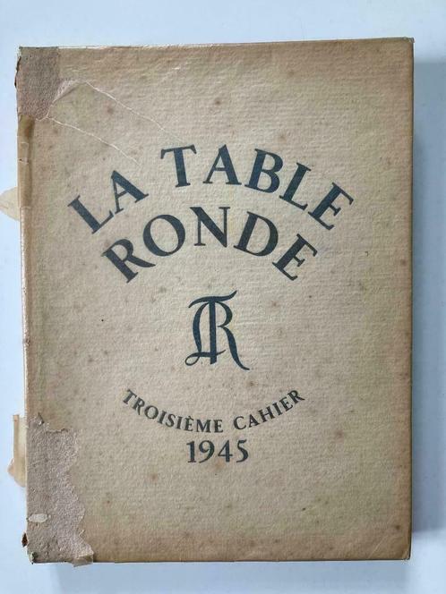 La Table Ronde - Troisième Cahier 1945, Boeken, Kunst en Cultuur | Dans en Theater, Ophalen