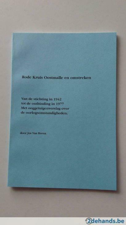 Rode Kruis Oostmalle en omstreken, Boeken, Geschiedenis | Nationaal, Nieuw, Ophalen