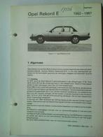 Vraagbaak Opel Rekord E2 bwj 1982-1987, Opel, Utilisé, Enlèvement ou Envoi
