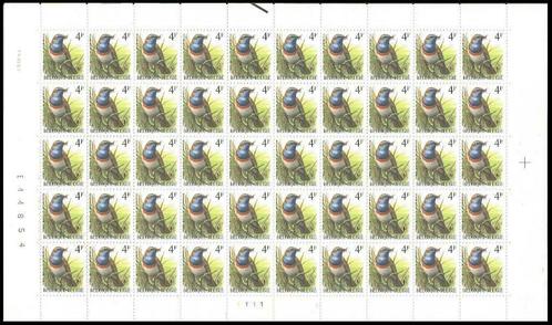 Feuille de timbres 2321 Oiseaux Gorge bleue - André Buzin, Timbres & Monnaies, Timbres | Europe | Belgique, Timbre-poste, Enlèvement ou Envoi