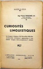 Curiosités Linguistiques 1936 Douceré - New Hebrides Pacific, Antiquités & Art, Enlèvement ou Envoi