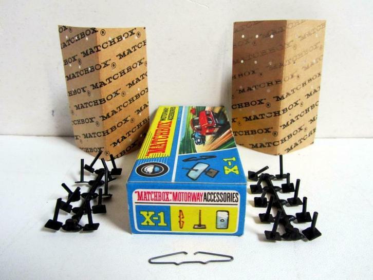 Matchbox Motorway Accessories X-1 (1969), Hobby & Loisirs créatifs, Modélisme | Voitures & Véhicules, Neuf, Autres types, Autres marques