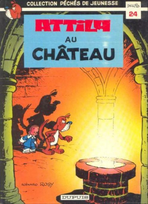 Attila (Les aventures d'),Attila au château,, Boeken, Stripverhalen, Gelezen, Eén stripboek, Ophalen of Verzenden