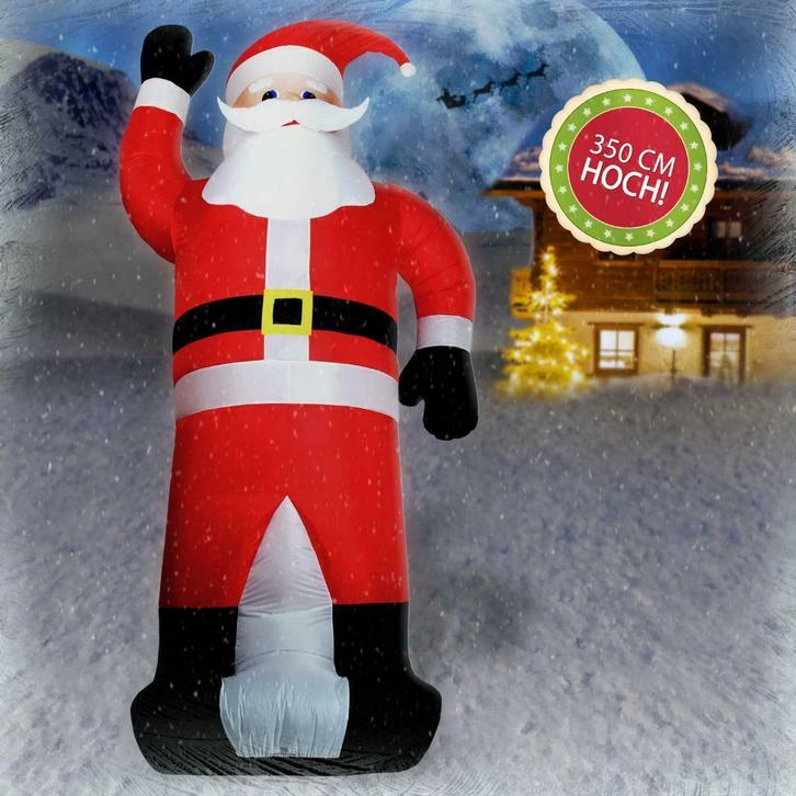 Enorme Opblaasbare Kerstman & Ledverlichting & Blazer 3.5m!, Diversen, Kerst, Nieuw, Ophalen of Verzenden