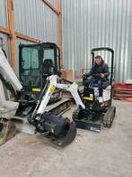 Verhuur - Grondwerken zwembad - Schep 1,3T Bobcat Excavatr