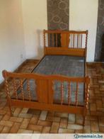 lit 1 personne, Maison & Meubles, 100 cm, Torsade, Une personne, Brun