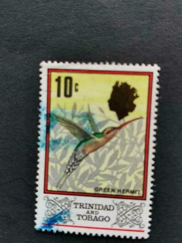 Trinité et Tobago 1969 - oiseaux - faune - colibri, Enlèvement ou Envoi, Affranchi, Amérique centrale