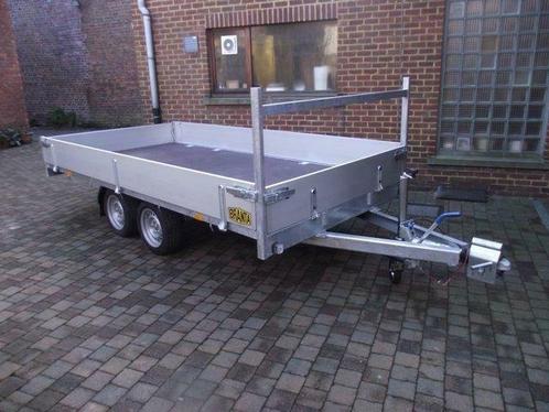 Nieuwe geremde plateauaanhangwagens 2,9x1,7m te 9300 Aalst, Auto diversen, Auto-accessoires, Nieuw, Ophalen