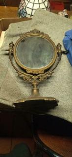 Ancien miroir, Ovale, Moins de 50 cm, 100 à 150 cm, Enlèvement ou Envoi