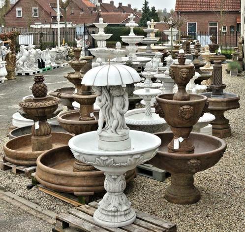 ② Waterornamenten en fonteinen van beton tuinbeelden — Statues de jardin —