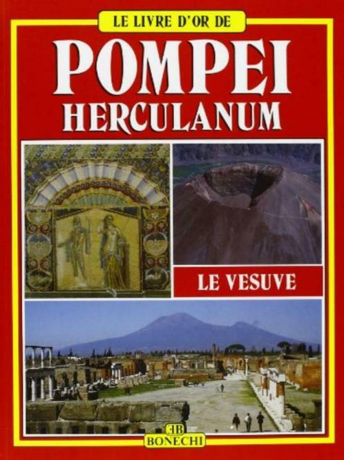 Le livre d'or de Pompéi Herculanum le Vésuve Bonechi, Livres, Guides touristiques, Comme neuf, Guide ou Livre de voyage, Europe