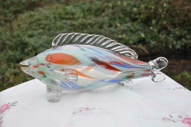 poisson verre murano accidenté, Antiek en Kunst, Kunst | Overige Kunst, Ophalen of Verzenden