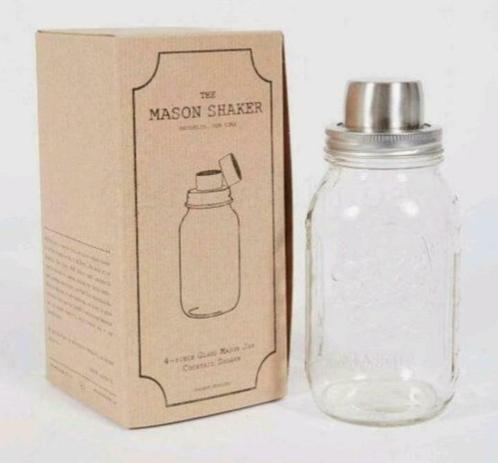 The Mason shaker 4-pieces .(shaker pour coktails ! Neuf!!!), Articles professionnels, Horeca | Équipement de cuisine, Neuf, dans son emballage
